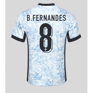 Fotbalové Dres Portugalsko Bruno Fernandes #8 Venkovní Oblečení ME 2024 Krátký Rukáv